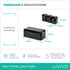 Taurus Bread Bin & Canister Set - Black